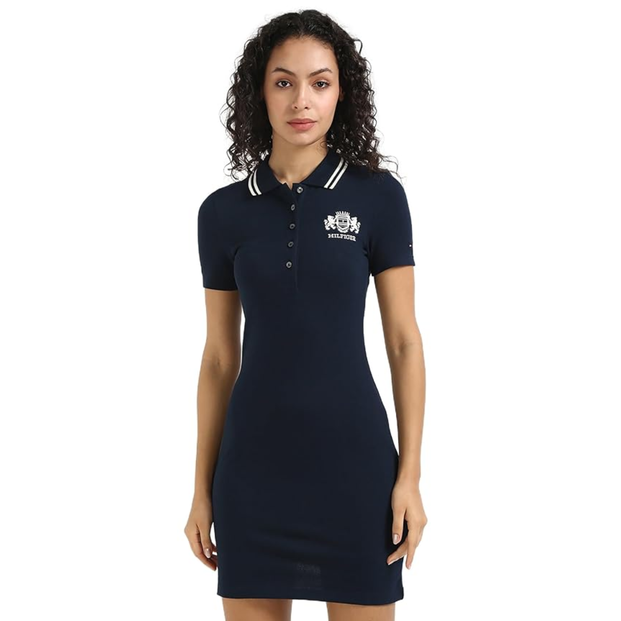Tommy Hilfiger Women's Cotton A-Line Above The Kne...